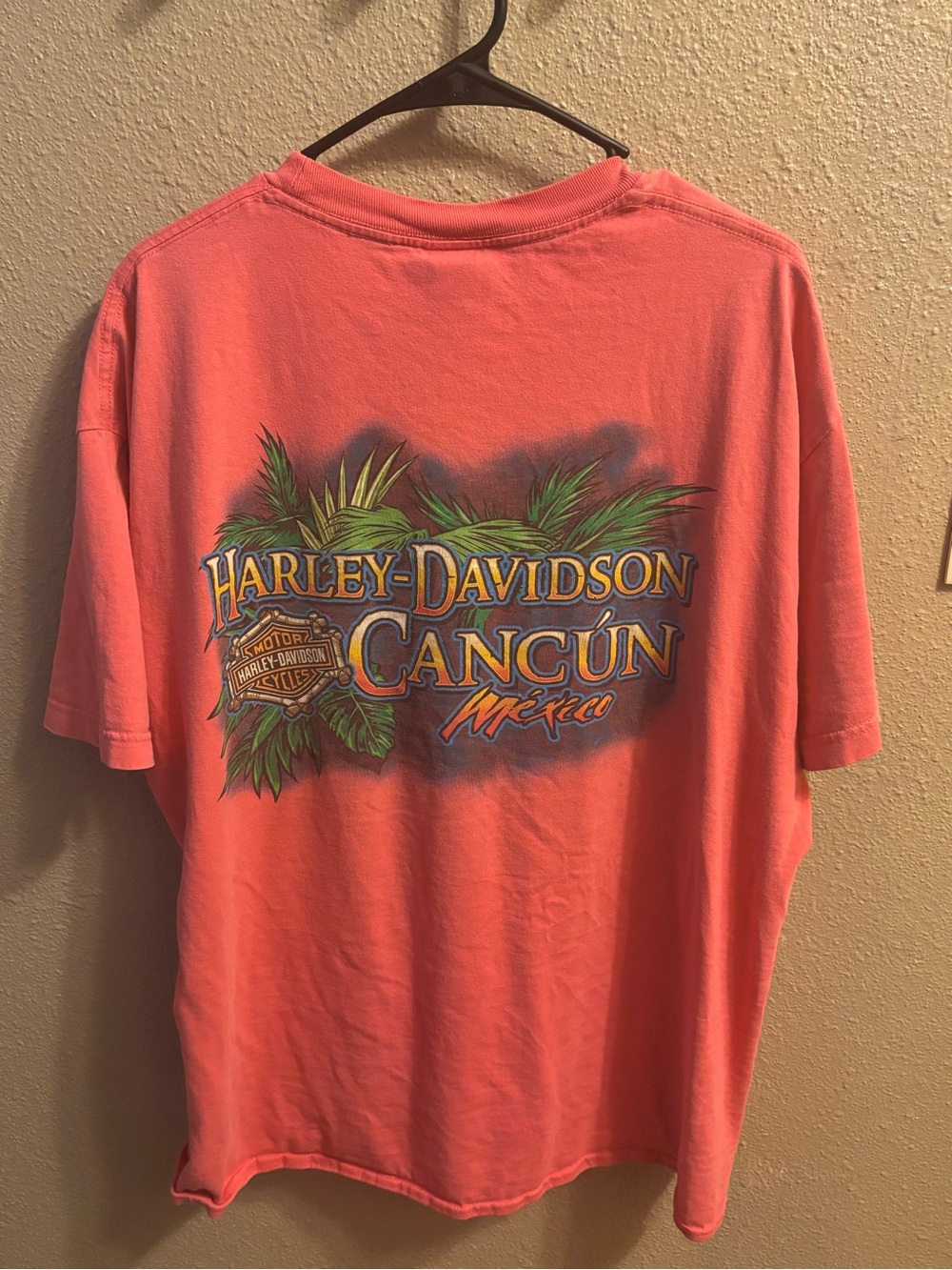 Harley-Davidson Coral Cancun Graphic Short Sleeve Tee